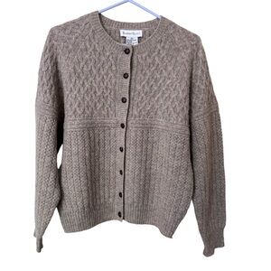 Women's Tan Cardigan Sweater